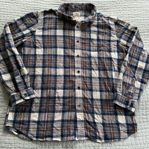 L.L. Bean Men's Scotch Plaid Flannel Shirt